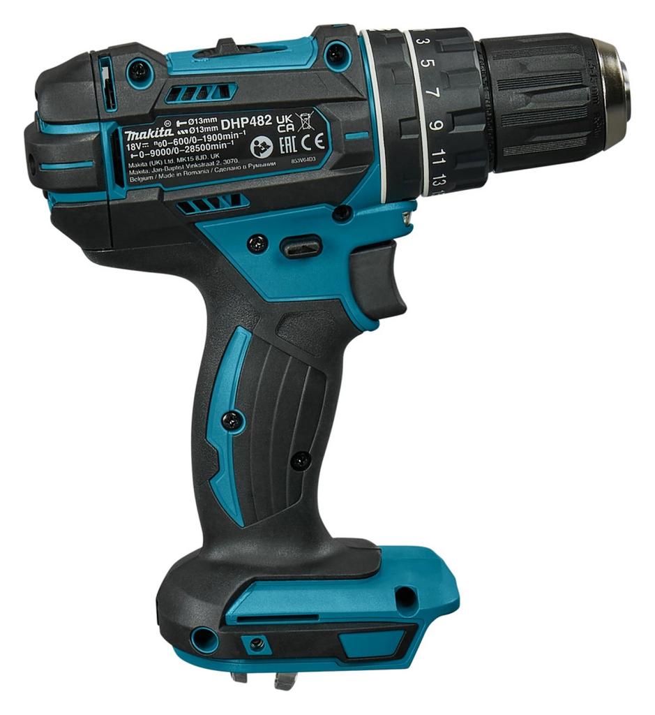 Makita DHP482 18V Accu Klopboormachine + accu + lader, Doe-het-zelf en Verbouw, Gereedschap | Boormachines, Ophalen of Verzenden