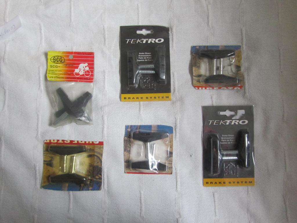 6 Paar remblokjes, nieuw, voor fiets, Fietsen en Brommers, Fietsonderdelen, Remmen, Nieuw, Ophalen of Verzenden, Rubber