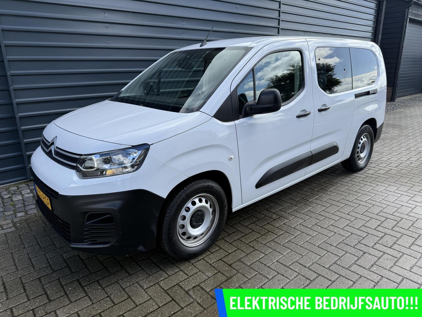 Citroen ë-Berlingo L2 XL Grijs Kenteken Full Electrisch SoH, Auto's, Gebruikt, Citroën, 275 km, Wit