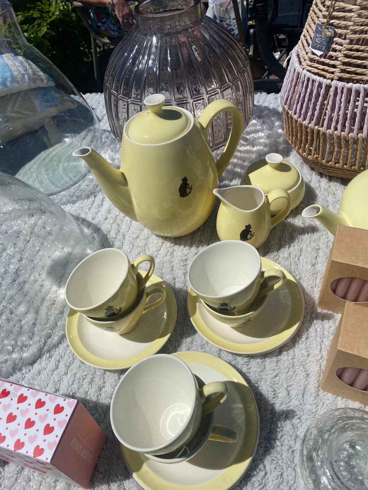 Zwarte kat servies, Ophalen of Verzenden