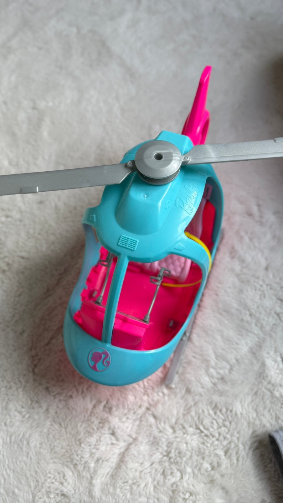 Barbie helikopter, Ophalen, Zo goed als nieuw, Barbie