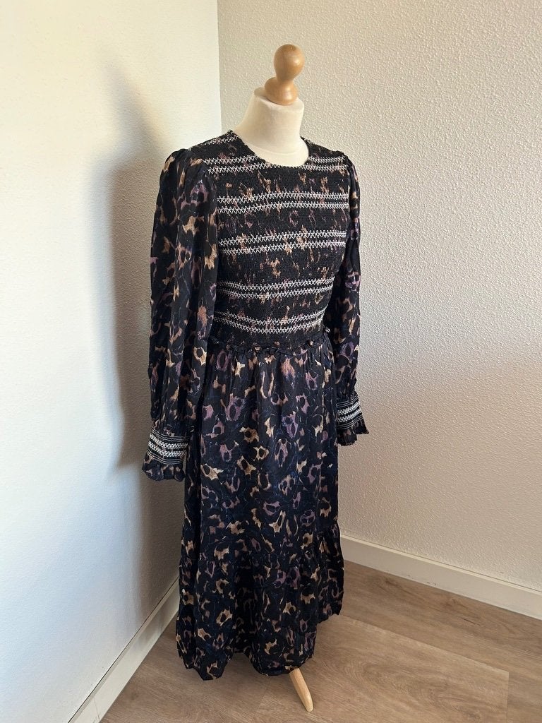 Fabienne Chapot maat 40 Caro Indi maxi dress 3014, Maat 38/40 (M), Bruin, Ophalen of Verzenden, Zo goed als nieuw