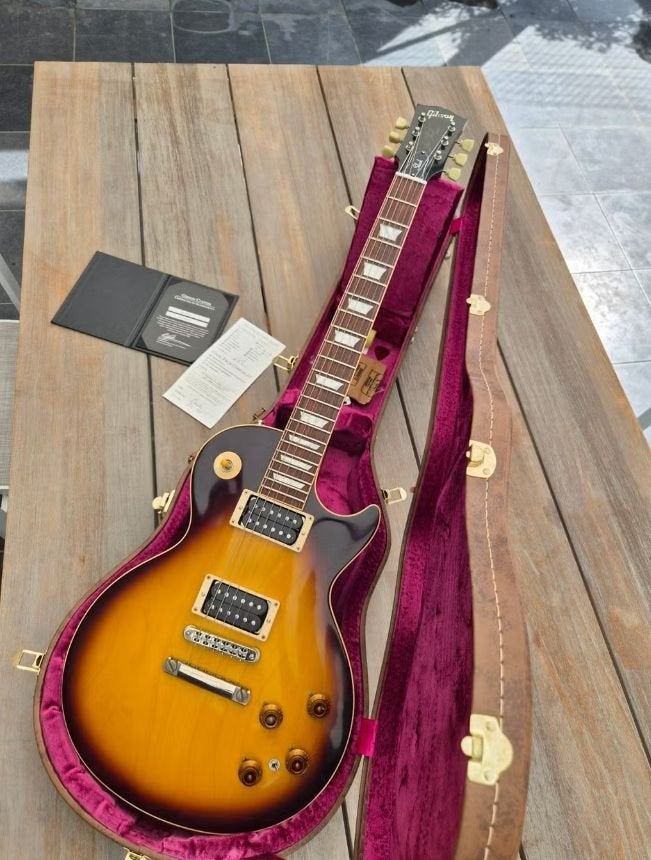 Gibson Les Paul Slash Custom Shop Piezo, Muziek en Instrumenten, Ophalen of Verzenden, Zo goed als nieuw, Solid body, Gibson