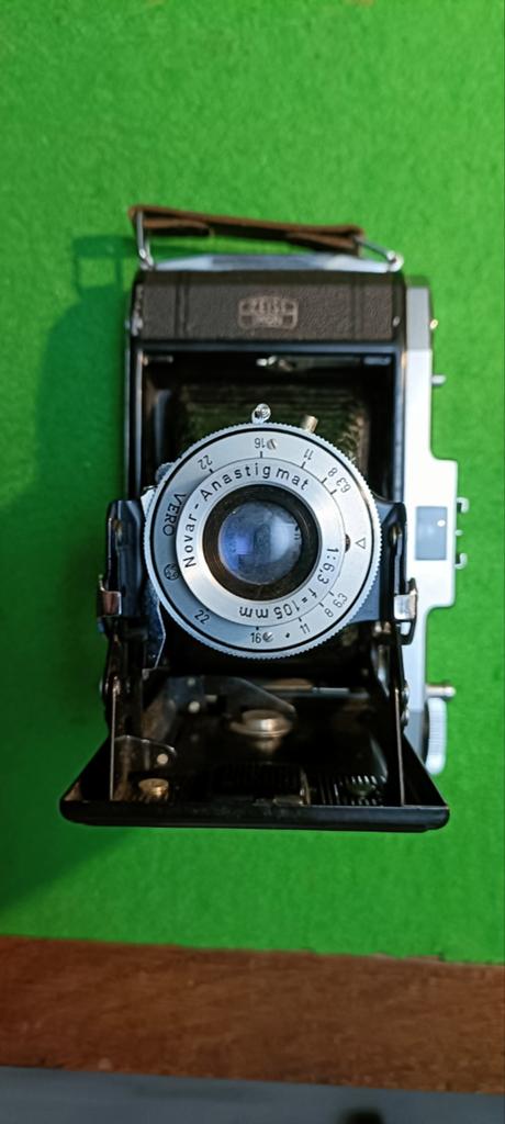 Zeiss Ikon Nettar 120 filmcamera 6x6, Novar-Anastigmat 1:6.3, Audio, Tv en Foto, Fotocamera's Analoog, Ophalen of Verzenden, Compact