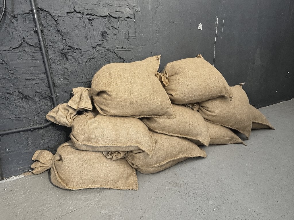 Zandzakken zitkussen – decoratief, licht – 20 stuks, Bruin, Nieuw, Ophalen of Verzenden, Overige vormen