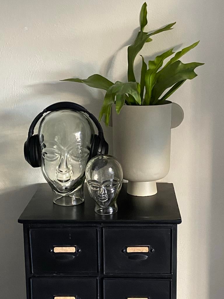 House Doctor 2 x Glazen Hoofd (vanaf 34,75), Ophalen of Verzenden, Zo goed als nieuw, Glas, Overige stijlen