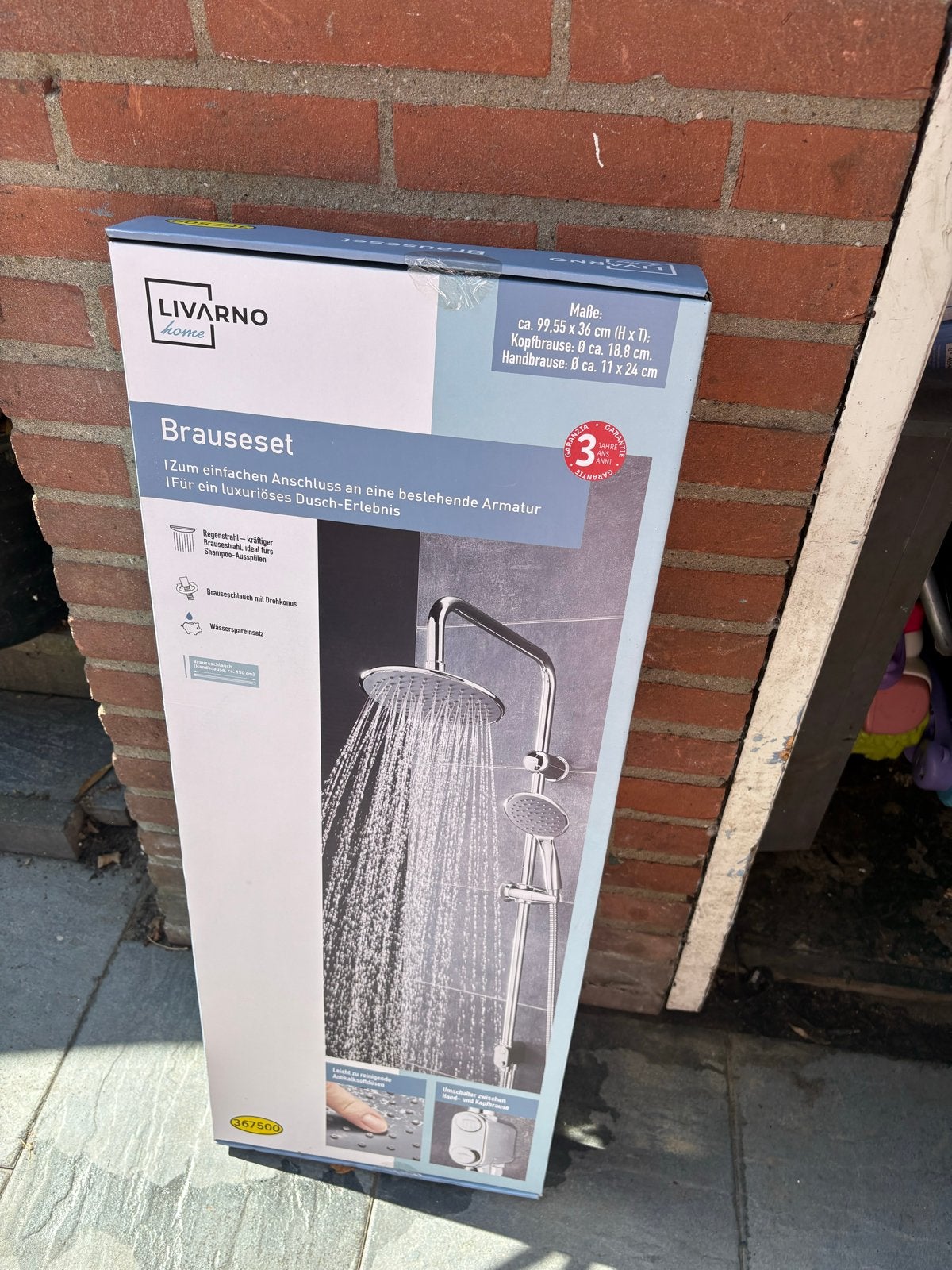 Livarno Home Douchesysteem met Hoofd- en Handdouche, Huis en Inrichting, Badkamer | Badkamermeubels, Ophalen, Minder dan 50 cm