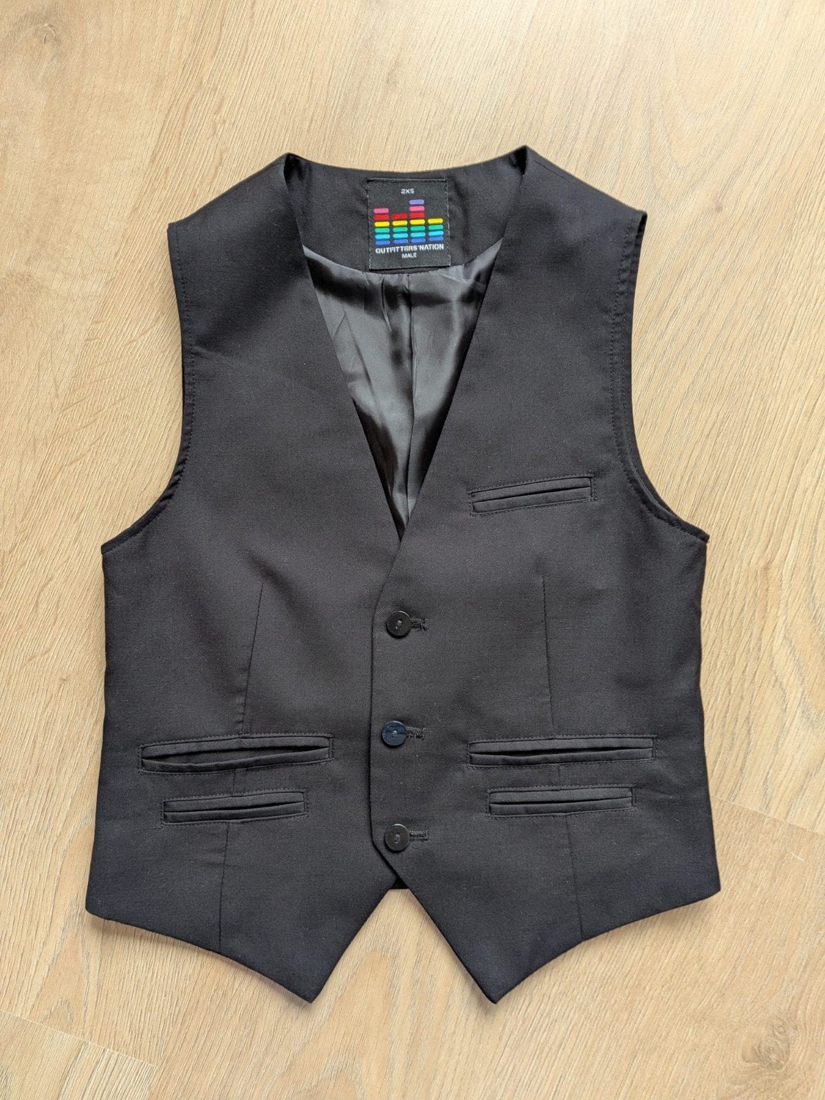 Kostuum gillet jongens - maat 140/146, Trui of Vest, Ophalen of Verzenden, Zo goed als nieuw, Outfitters Nation