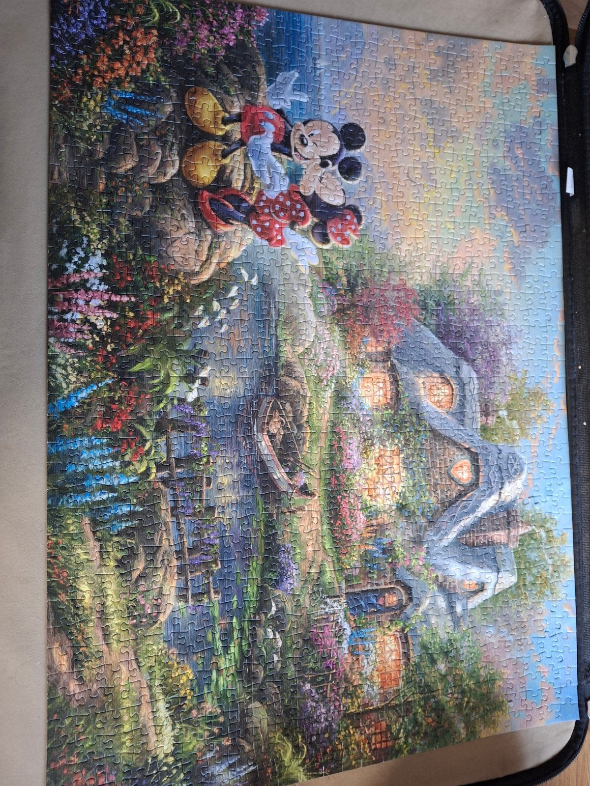 Disney Mickey & Minnie Sweetheart, Ophalen of Verzenden, 500 t/m 1500 stukjes, Zo goed als nieuw, Legpuzzel