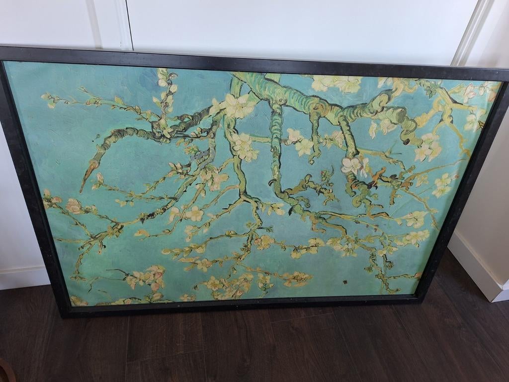 Ingelijste reproductie van Van Gogh's 'Amandelbloesem', Ophalen