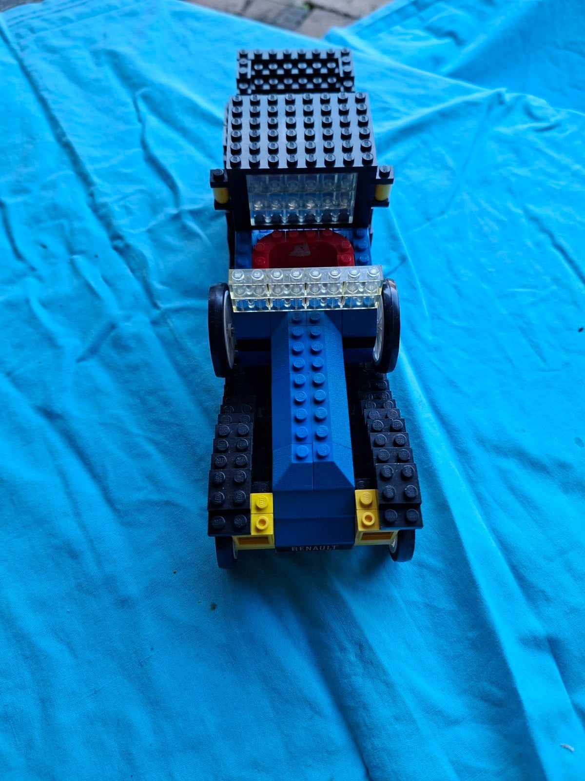 Vintage Lego auto - Klassieke bouwsteenwagen, Ophalen of Verzenden, Gebruikt, Overige merken