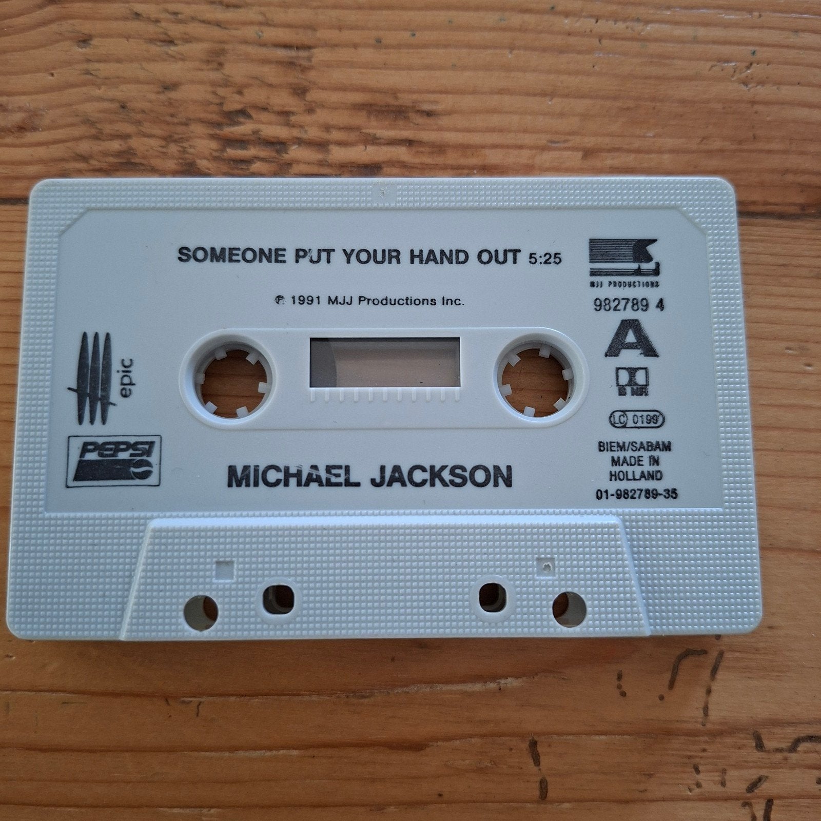 Michael Jackson cassettebandje 1991 zie foto's muziek, Ophalen of Verzenden, Gebruikt, Pop, 1 bandje