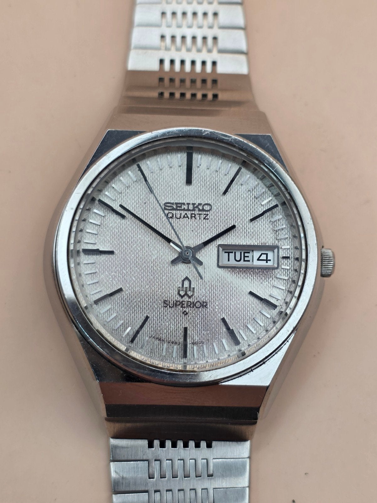 seiko superior, Ophalen of Verzenden, Staal, Seiko, 1960 of later