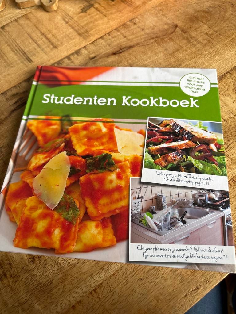 Studenten Kookboek, Boeken, Kookboeken, Hoofdgerechten, Ophalen of Verzenden, Zo goed als nieuw, Gezond koken