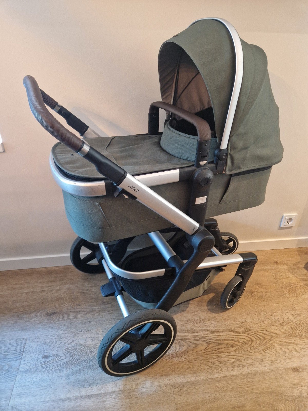 Joolz Day+ complete set: reiswieg, kinderwagen, Maxi-Cosi, Gebruikt, Combiwagen, Verstelbare duwstang, Ophalen