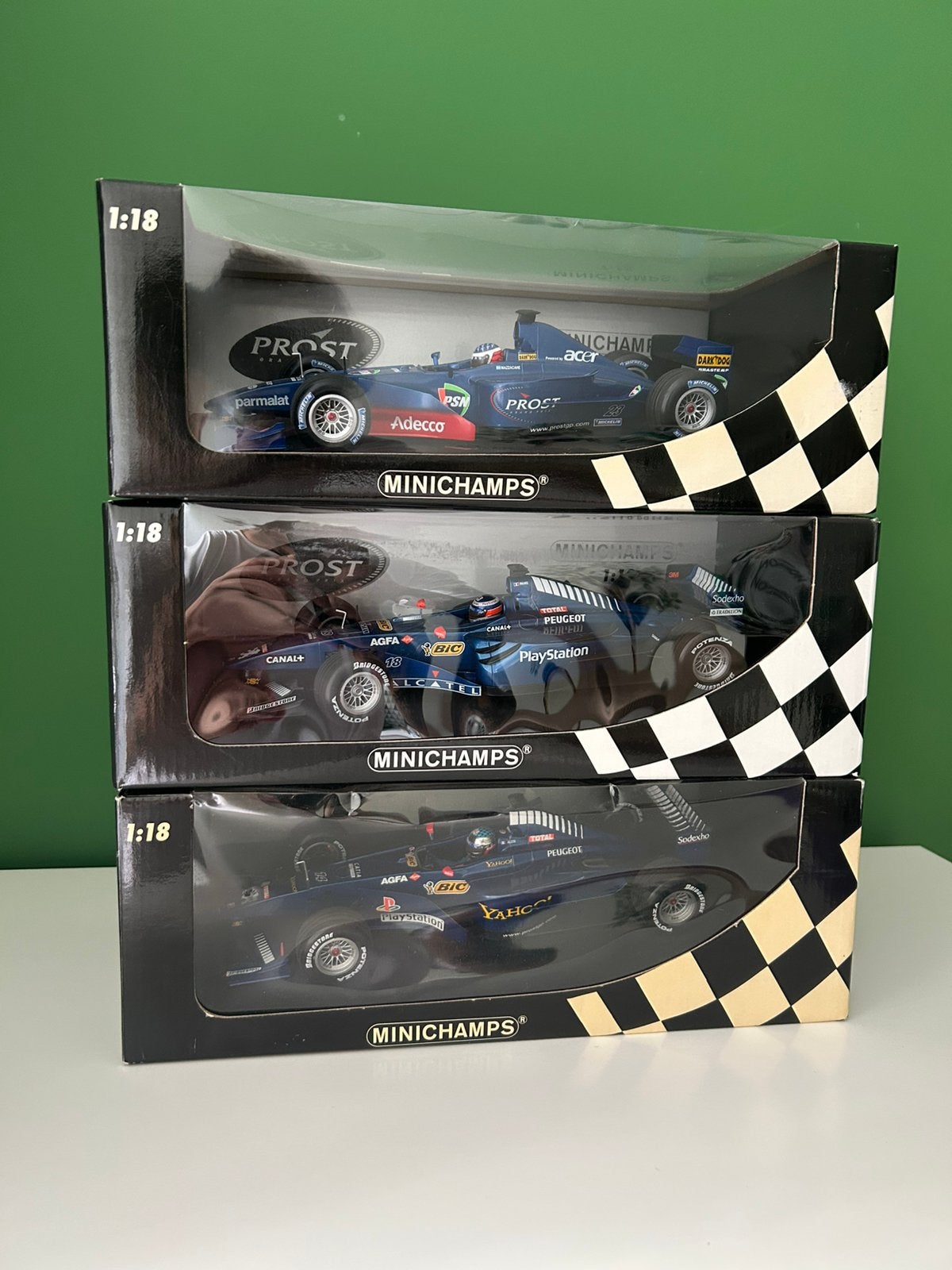 Minichamps F1 Peugeot 1:18, Ophalen of Verzenden, Zo goed als nieuw, Auto, MiniChamps