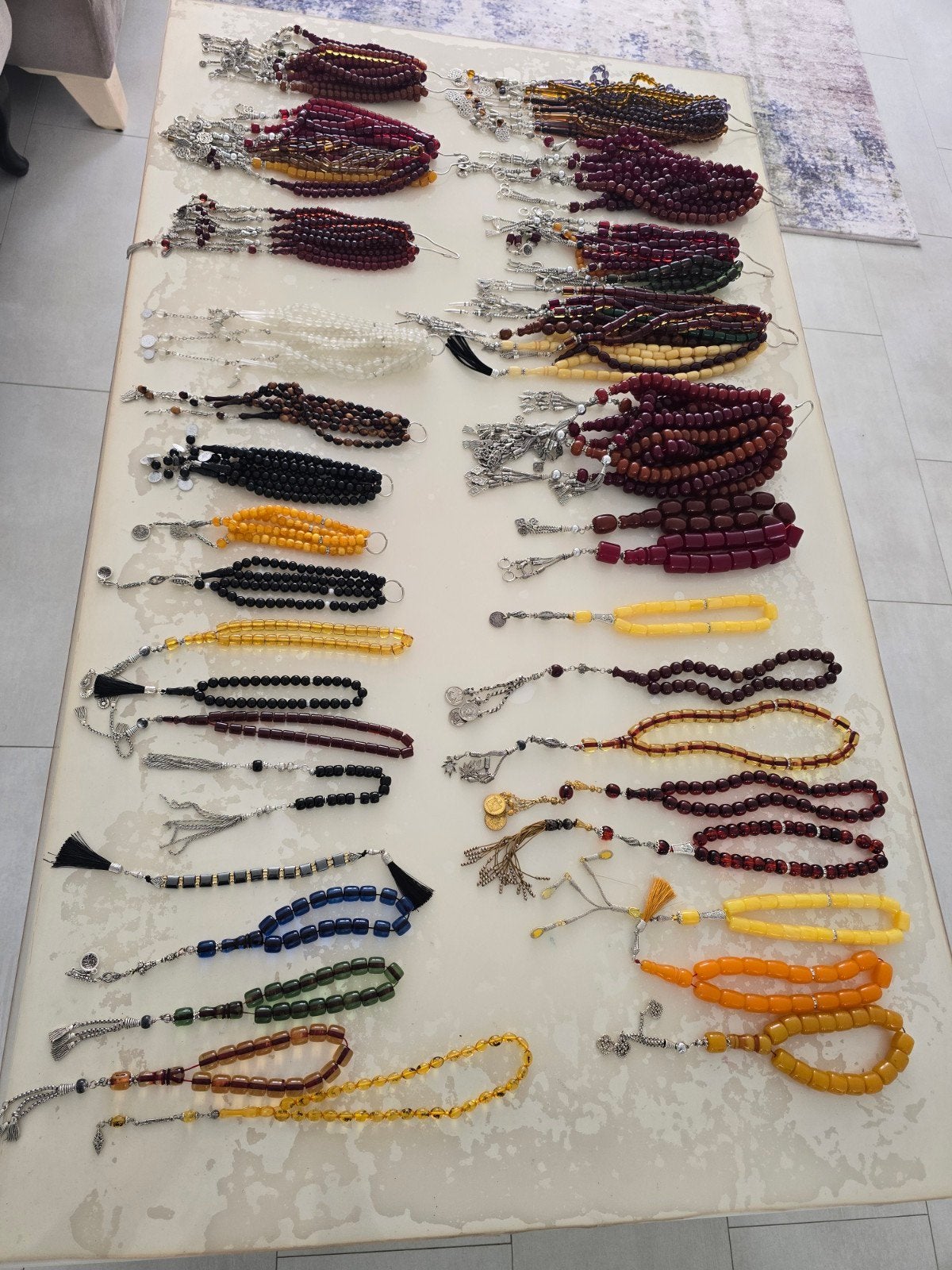 Diverse collectie gebedskralen (Tesbih), Ophalen of Verzenden, Nieuw, Overige kleuren, Overige materialen