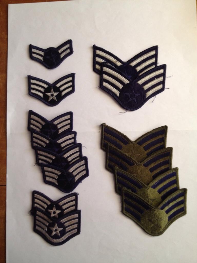 USAF Chevron - Rang-onderscheidingstekens, Ophalen of Verzenden, Luchtmacht, Amerika, Embleem of Badge