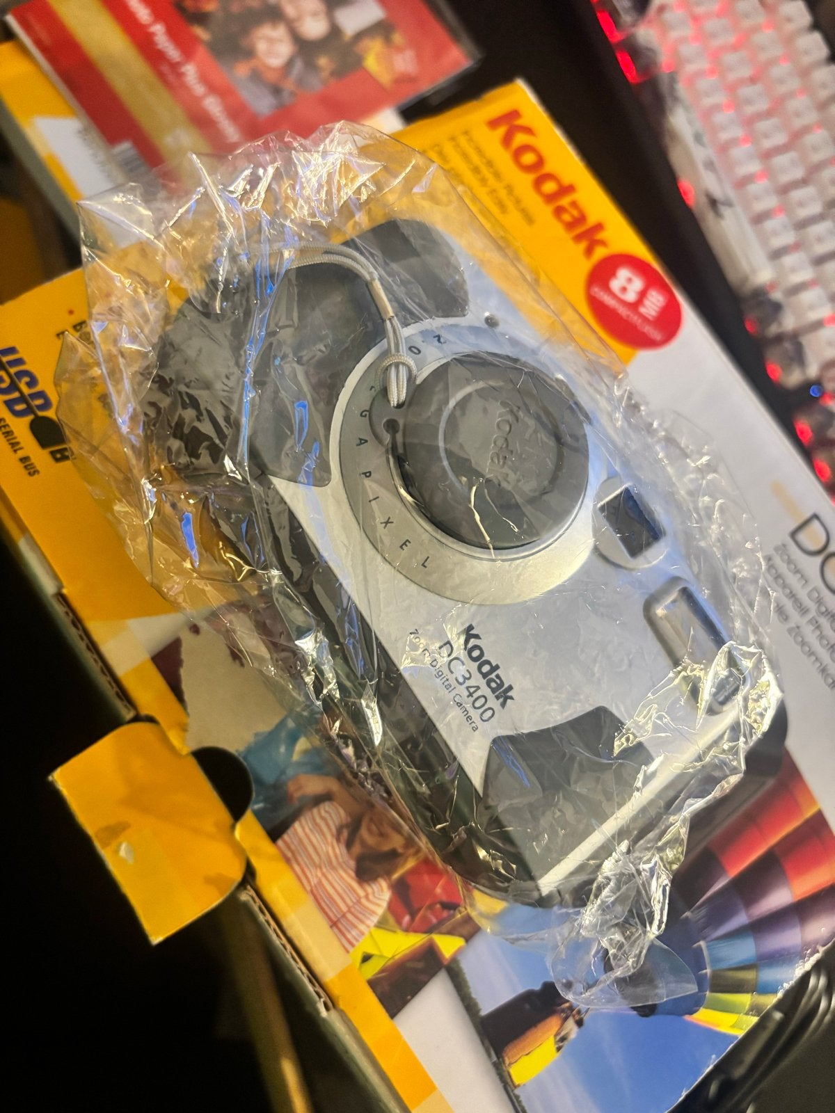Kodak DC3400 Digitale Camera met Kabels en Fotopapier, Audio, Tv en Foto, Ingebouwde flitser, Gebruikt, USB-kabel, Ophalen of Verzenden