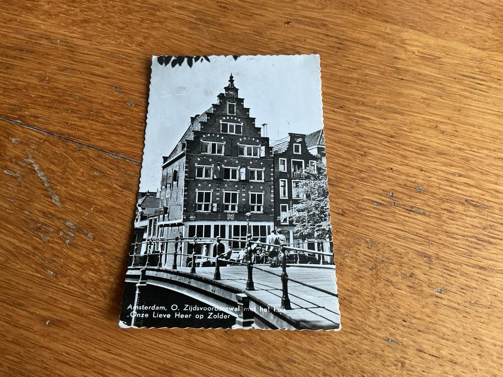 B33 Amsterdam Oudezijdsvoorburgwal onze lieve heer op zolder, Ophalen of Verzenden, Noord-Holland