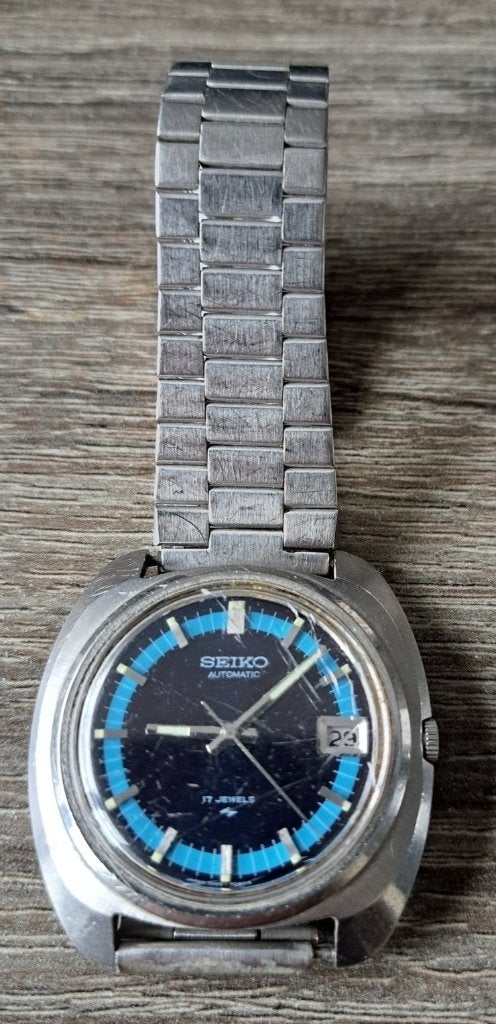 Seiko automatic 7005-7080, Gebruikt, Staal, Polshorloge, Ophalen of Verzenden