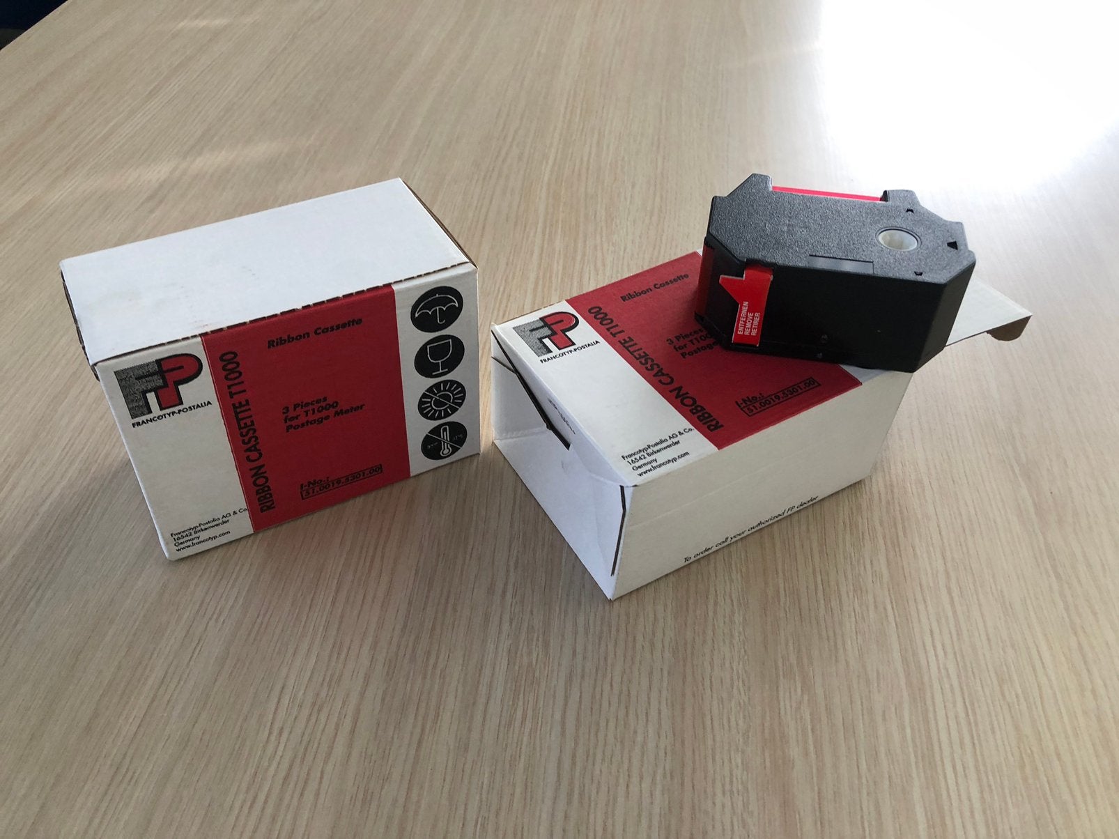 Cartridge frankeermachine T1000 (4x), Ophalen of Verzenden, Nieuw