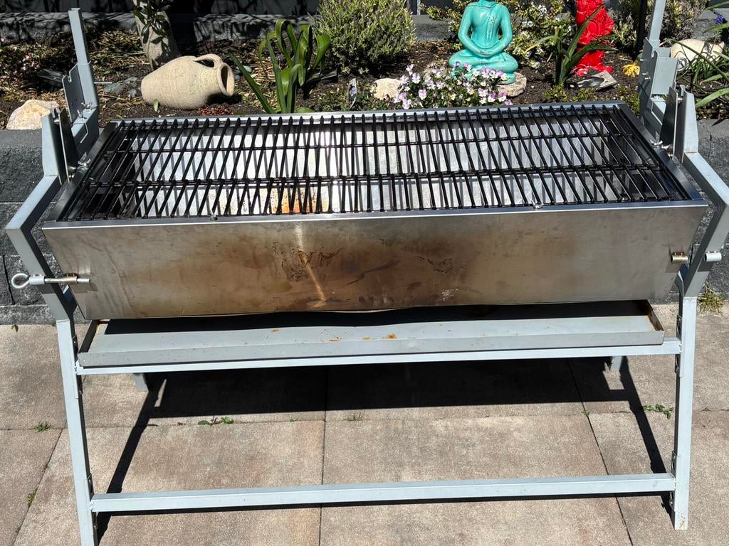 Barbeque met draaiend spit, Ophalen, Zo goed als nieuw