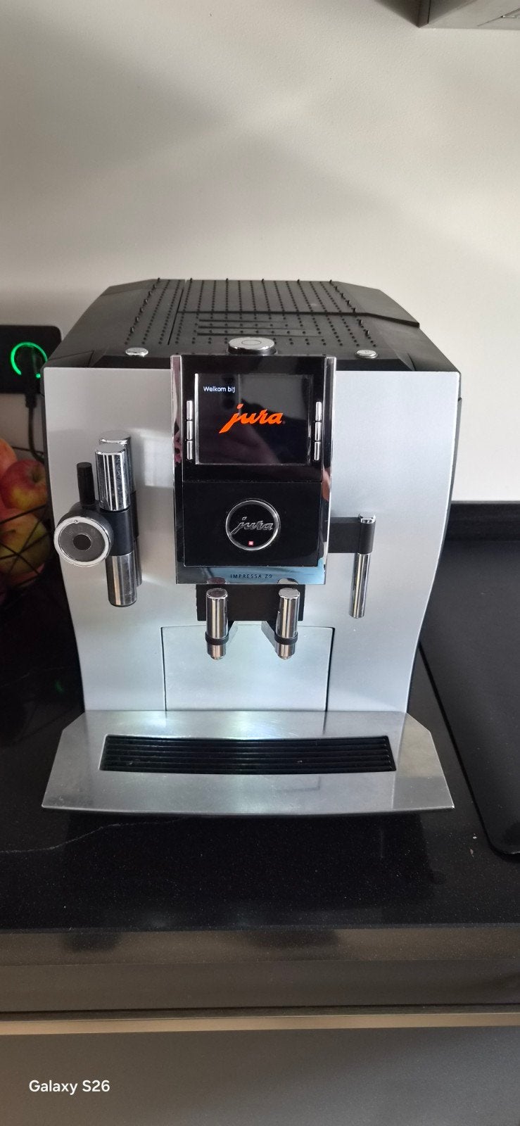 Jura Impressa Z9 One Touch Koffiemachine - Zilver, Gebruikt, Espresso apparaat, 10 kopjes of meer, Afneembaar waterreservoir