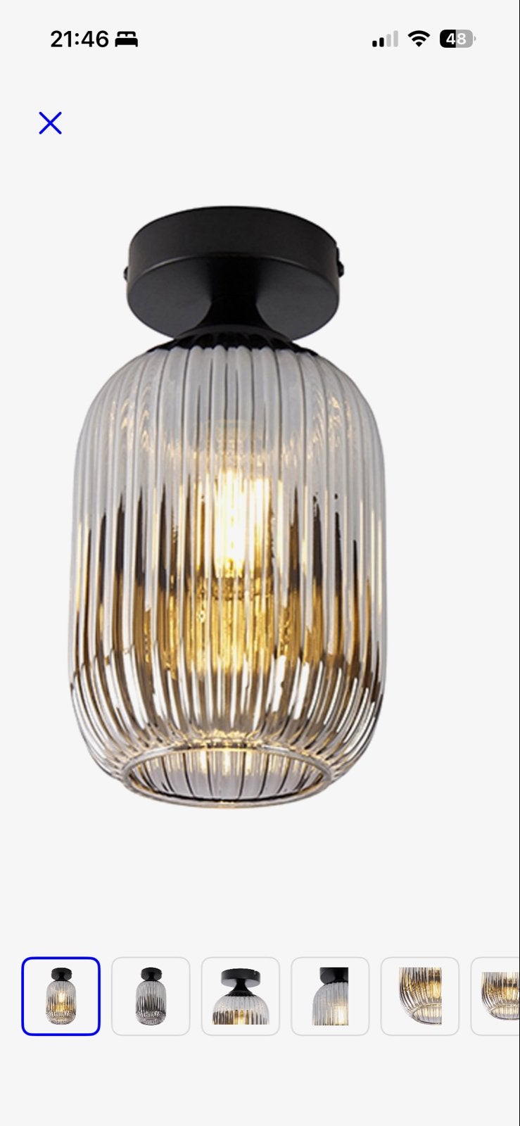 QAZQA Banci Art Deco Plafondlamp - Zwart - Ø 140 mm, Qazqa, Zwart, Nieuw, Ophalen of Verzenden
