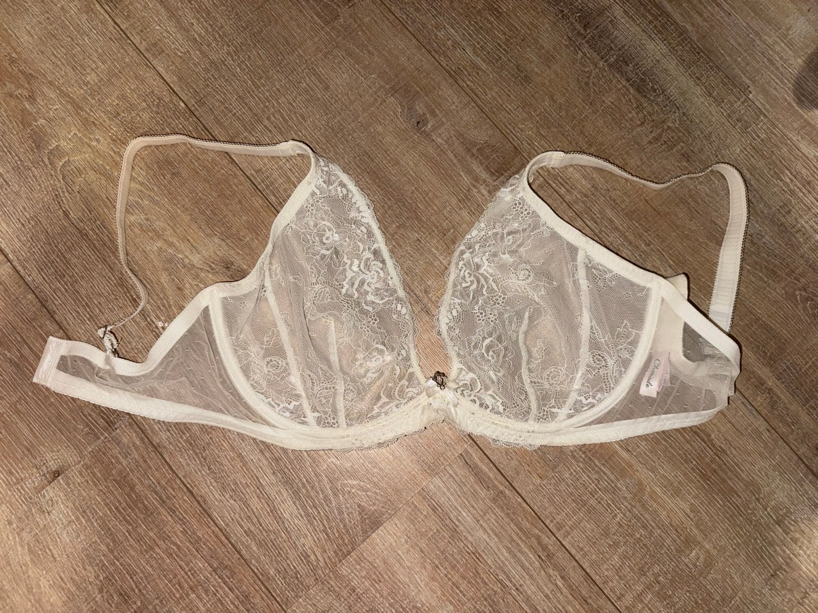 Charade witte kanten BH - Maat 75H, Ophalen of Verzenden, Wit, BH