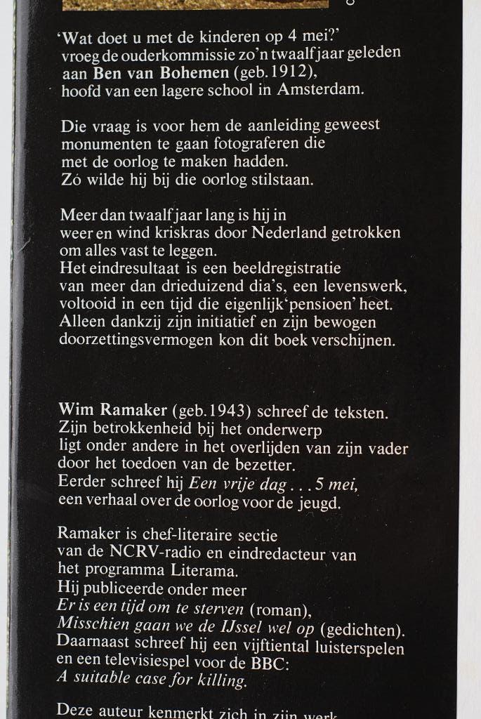 Monumentenboek 1940 | 1945 (1980), Boeken, Tweede Wereldoorlog, Verzenden, Zo goed als nieuw, Algemeen