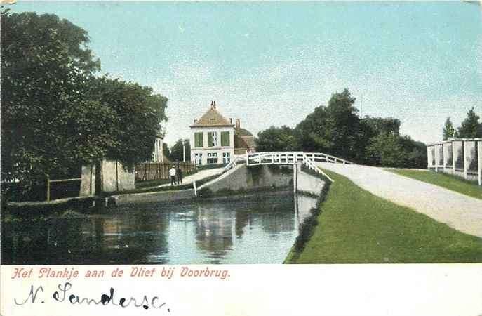 301-223-021 Voorburg het Plankje aan de Vliet, Verzenden, Voor 1920, Zuid-Holland