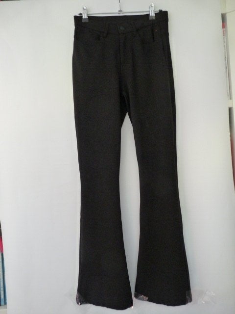 Mooie zwarte broek uitlopende pijp van Florez, mt 34, Zwart, Ophalen of Verzenden, Zo goed als nieuw, Maat 34 (XS) of kleiner