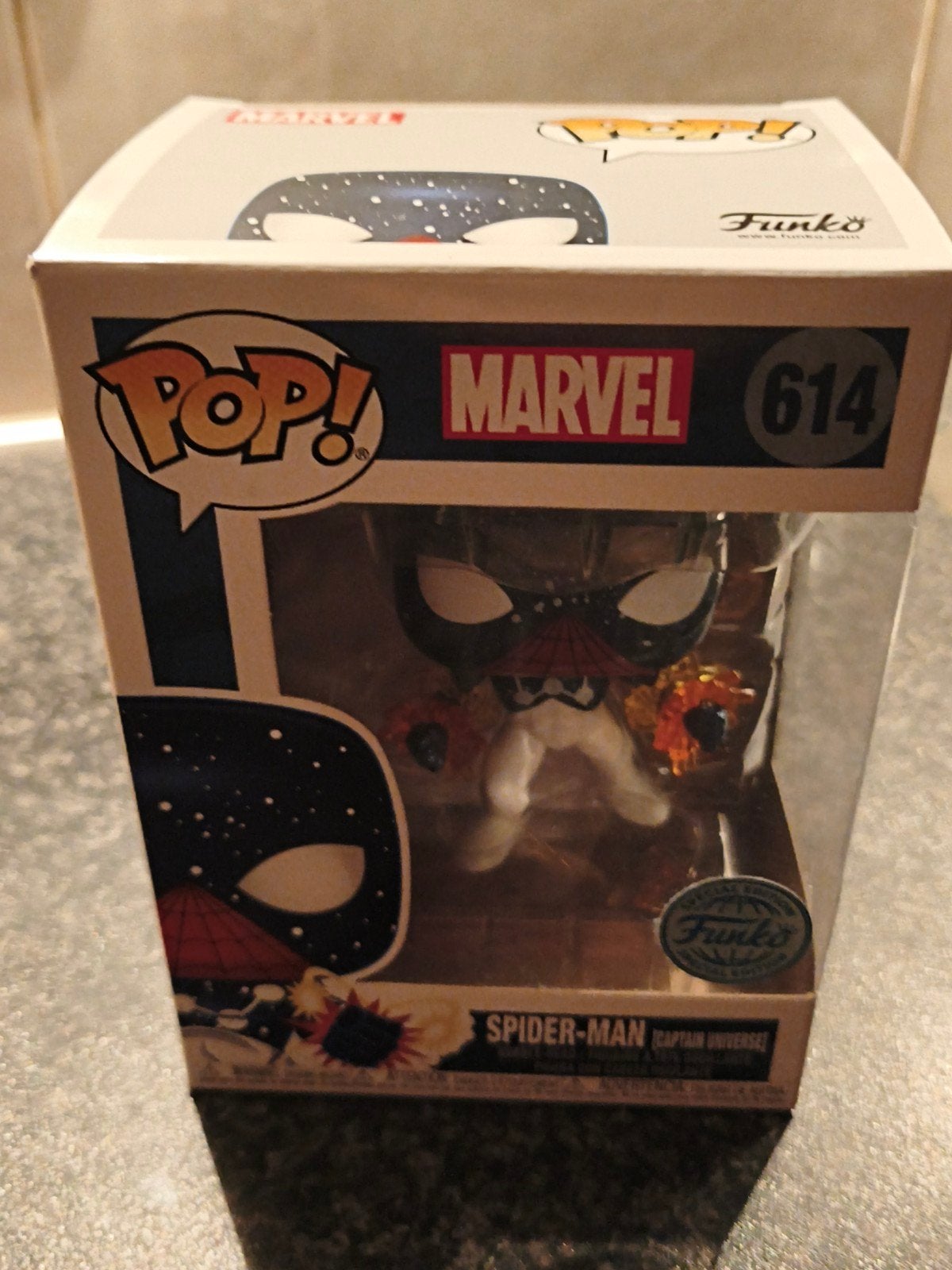 Funko Pop! Marvel Spider-Man (Captain Universe) #614, Ophalen of Verzenden, Zo goed als nieuw