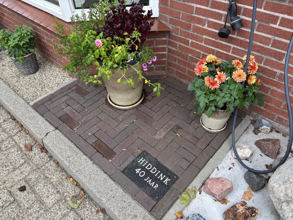 Gebakken klinkers - dikformaat - rood/bruin - getrommeld, Tuin en Terras, Ophalen, Overige materialen, Klinkers, Nieuw