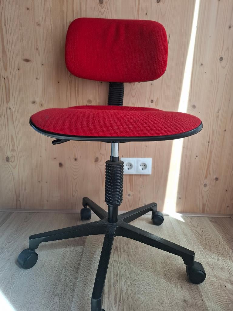 Bureaustoel, Ophalen, Gebruikt, Rood, Bureaustoel