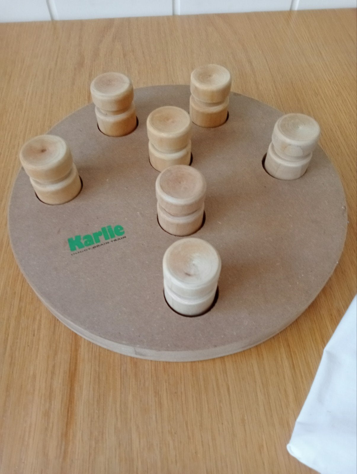 Karlie hondenpuzzel 2 in 1, Dieren en Toebehoren, Ophalen of Verzenden, Gebruikt