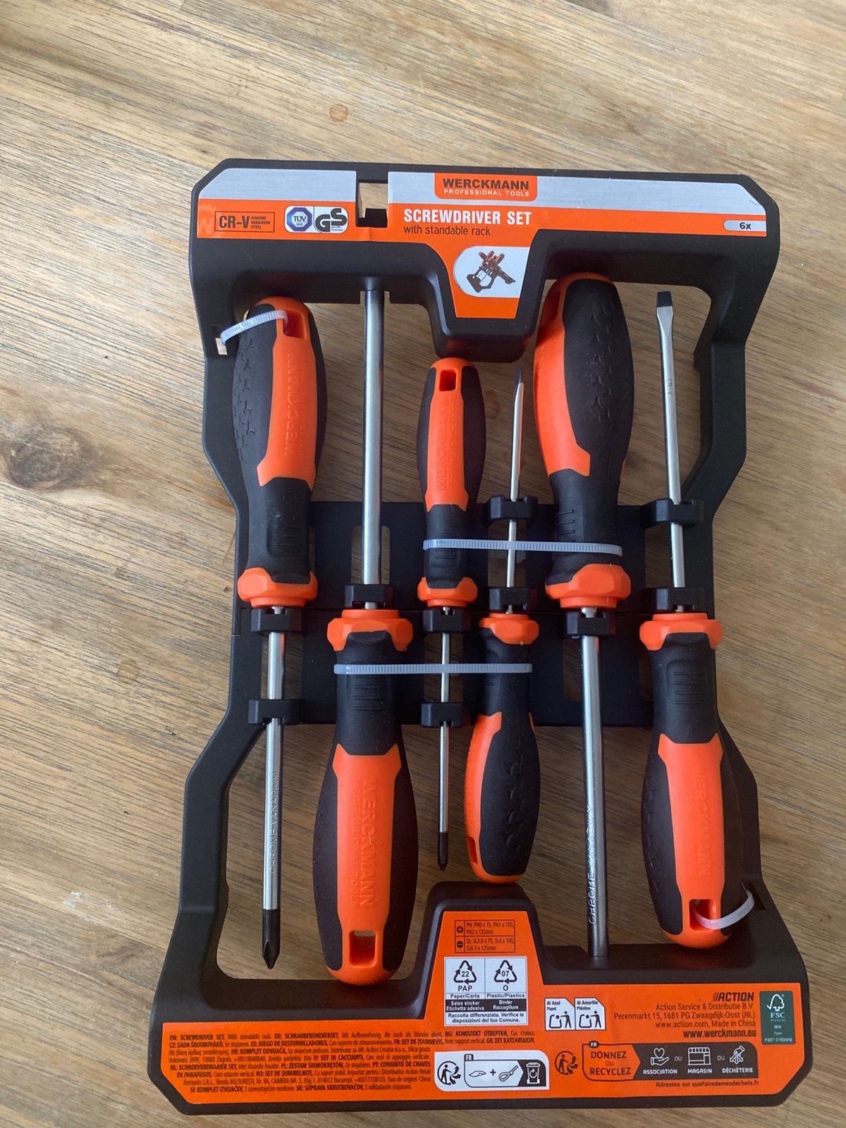 Set schroefdrasier werckmann, Ophalen of Verzenden, Zo goed als nieuw