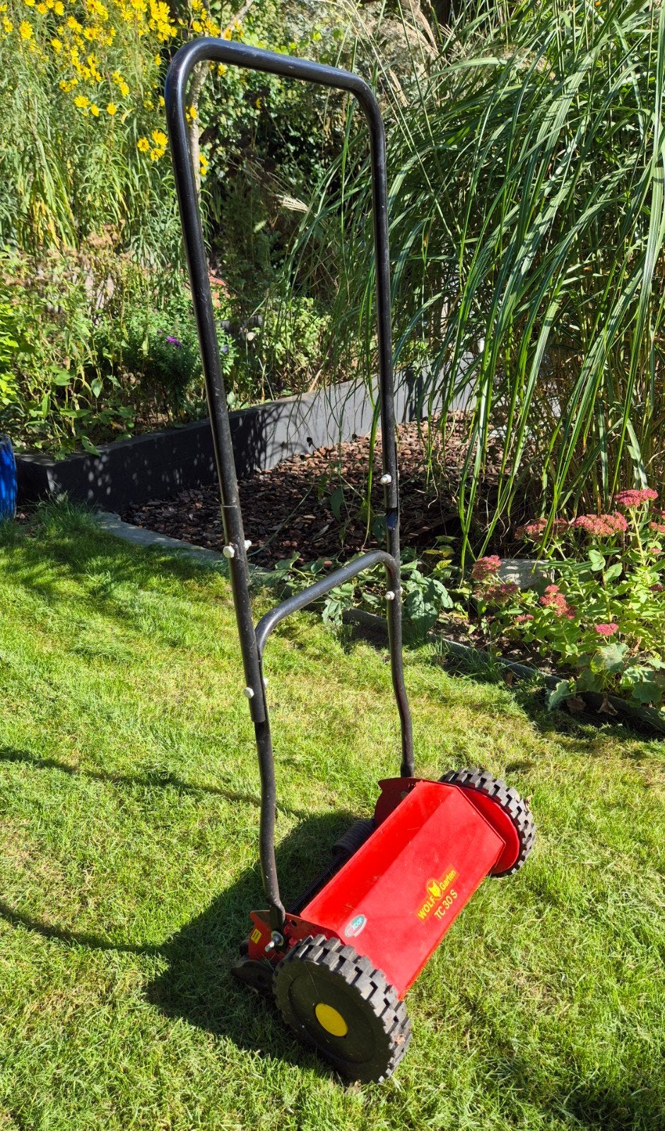 WOLF-Garten handgrasmaaier - Perfect voor kleine gazons, Tuin en Terras, Ophalen, Gebruikt, Handgrasmaaier, WOLF-Garten