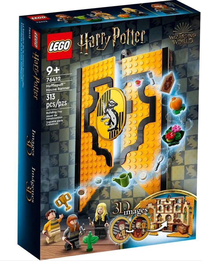 Lego Harry Potter Huffelpuf huisbanner (76412) NIEUW, Ophalen of Verzenden, Complete set, Compleet, Lego