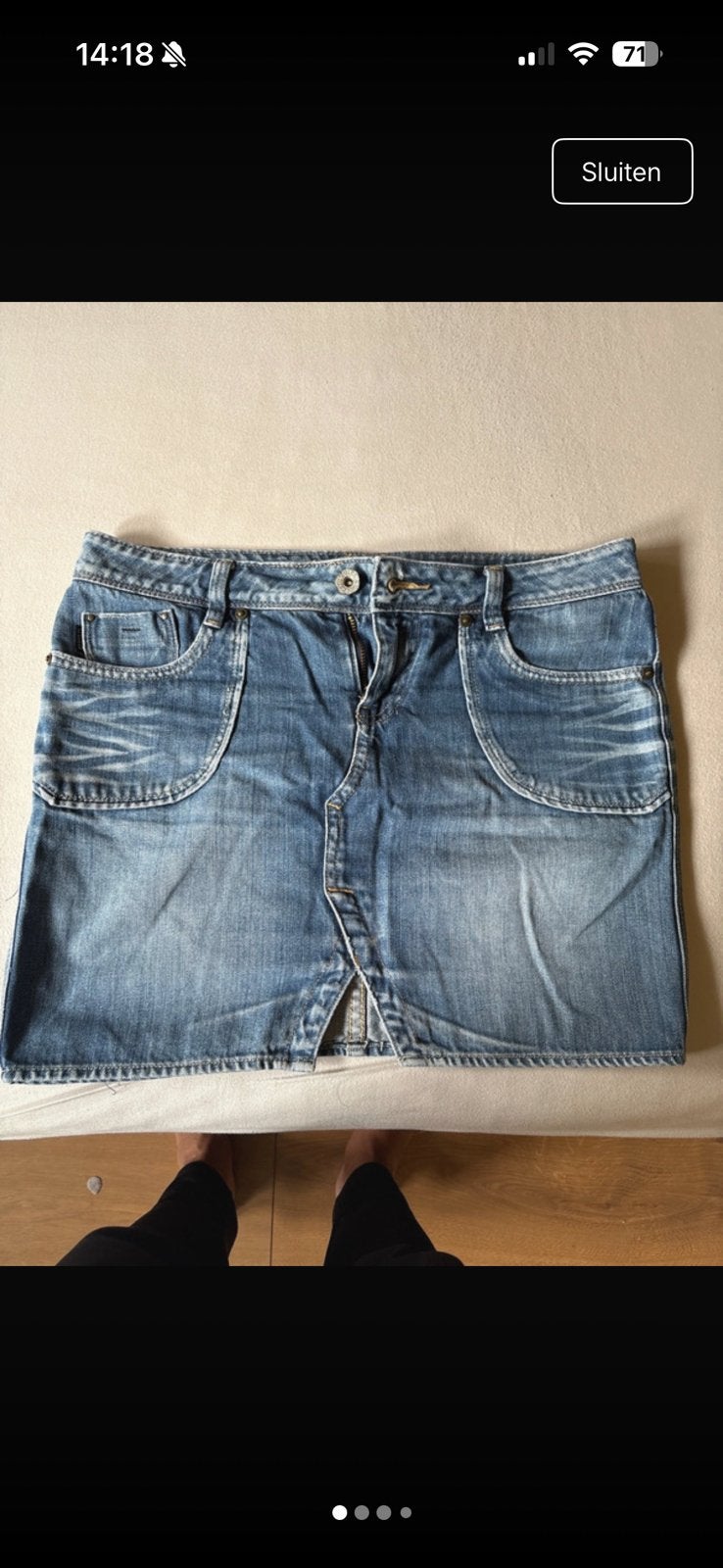 Il dolce rok, Maat 38/40 (M), Blauw, Ophalen of Verzenden, Gedragen
