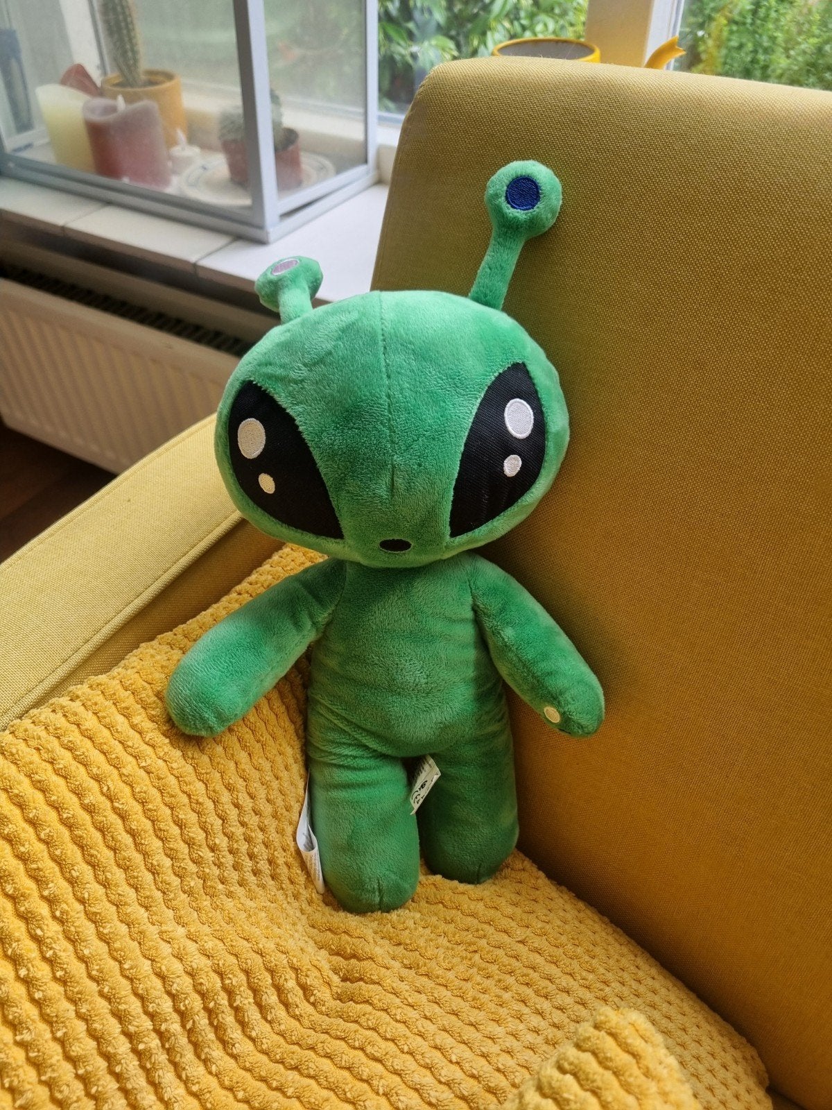 IKEA Aftonsparv Alien Knuffel 32cm zeldzaam, Ophalen of Verzenden, Overige typen