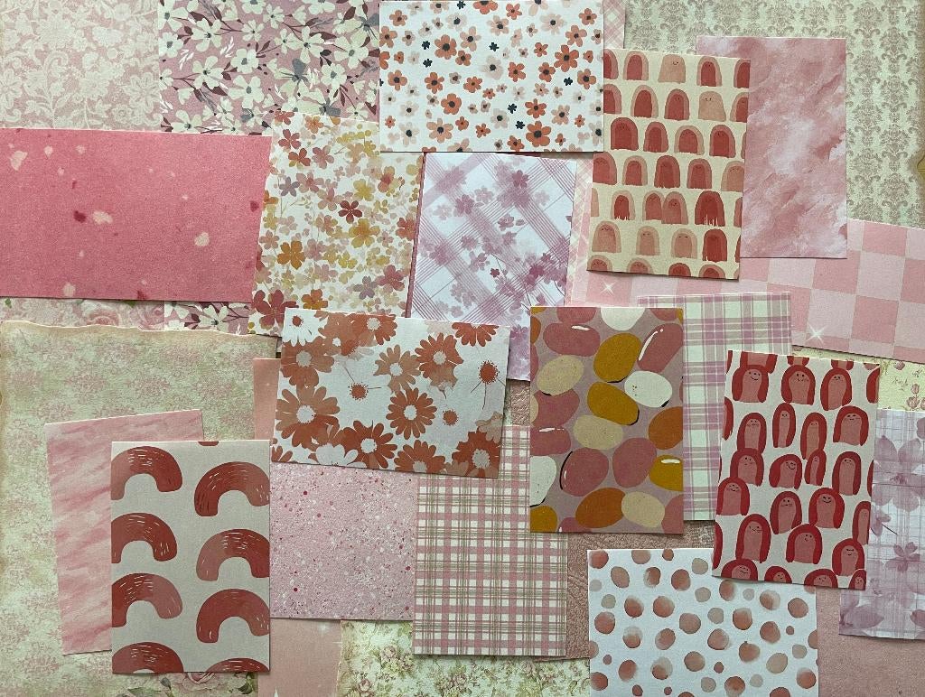 Scrapbooking motiefjes zomer papier, Ophalen of Verzenden, Nieuw, Papier of Karton