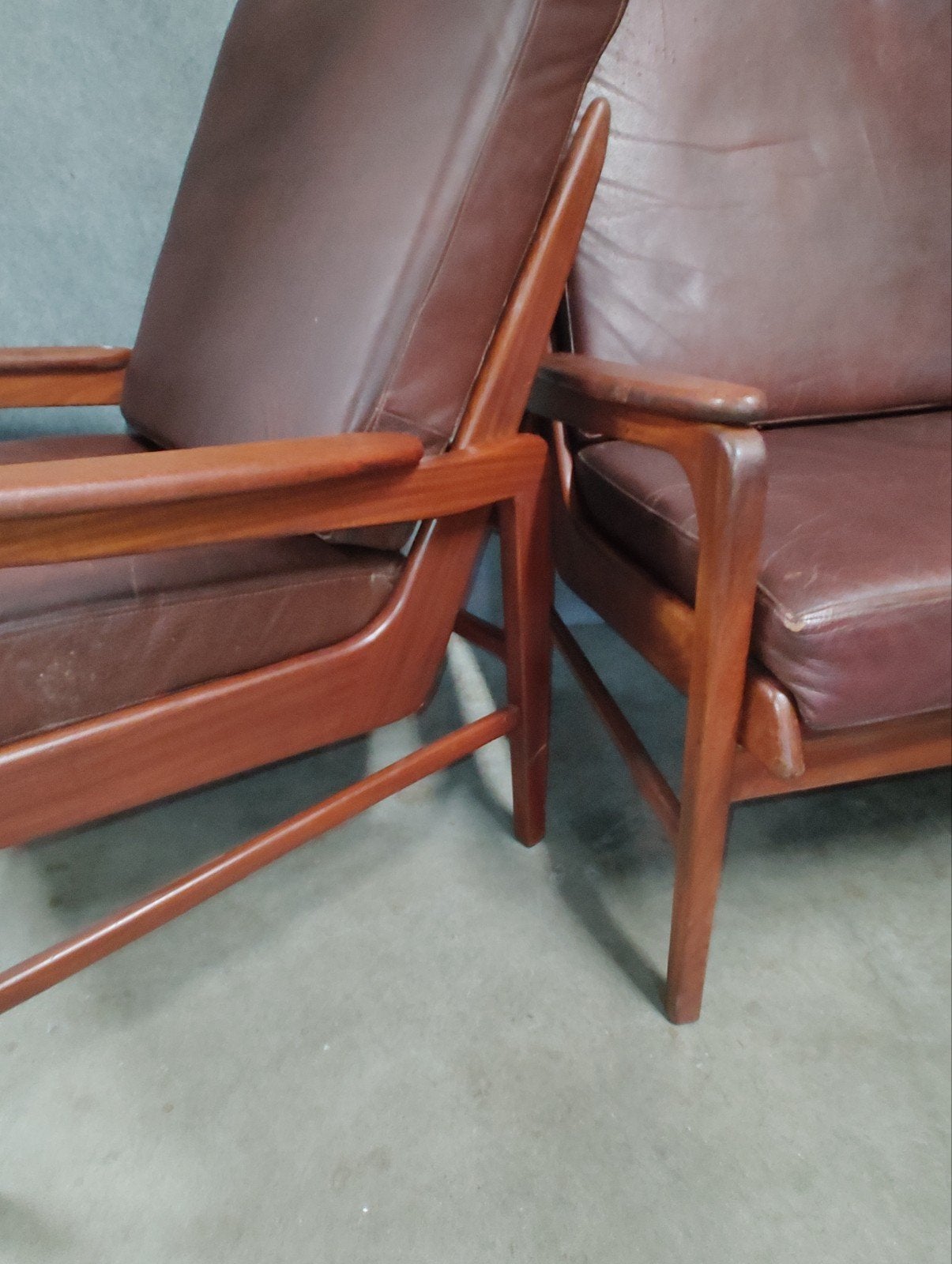 Fauteuil(s) Gelderland, Leer, Gebruikt, 75 tot 100 cm, Ophalen of Verzenden