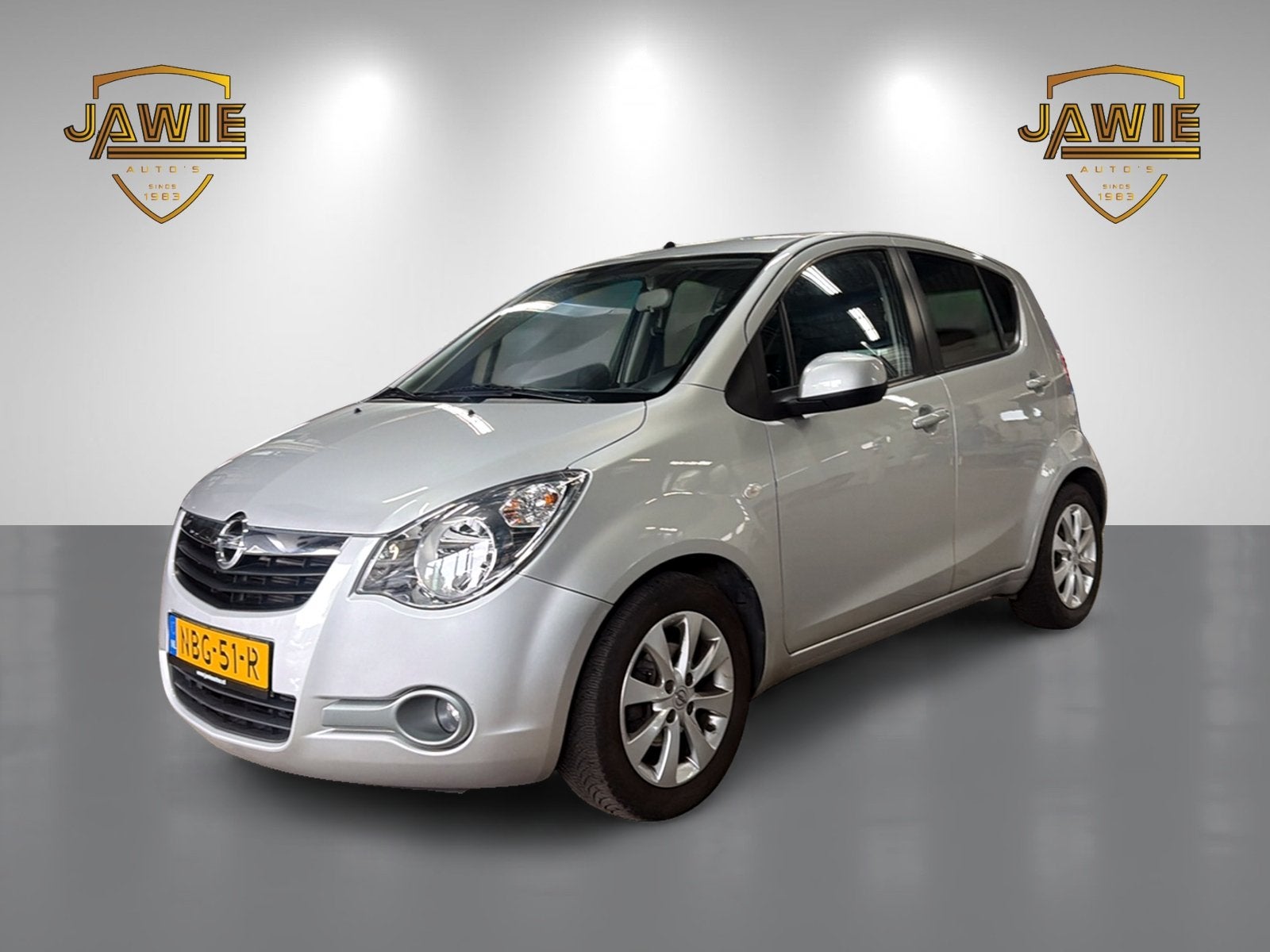 Opel Agila 1.2 Blitz NBG-51-R (bj 2013, automaat), Auto's, 94 pk, Stof, Gebruikt, 1242 cc