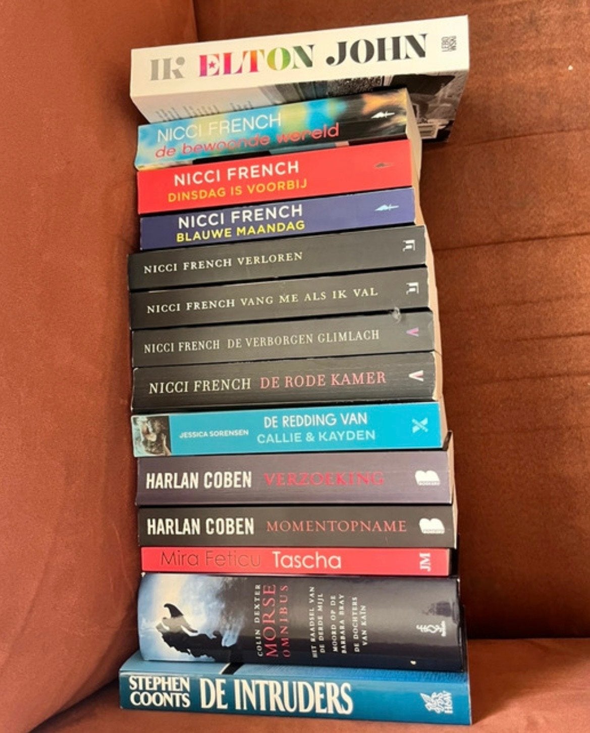 Boekenpakket: Nicci French, Harlan Coben, Elton John e.a., Verzenden, Gelezen, Nederland