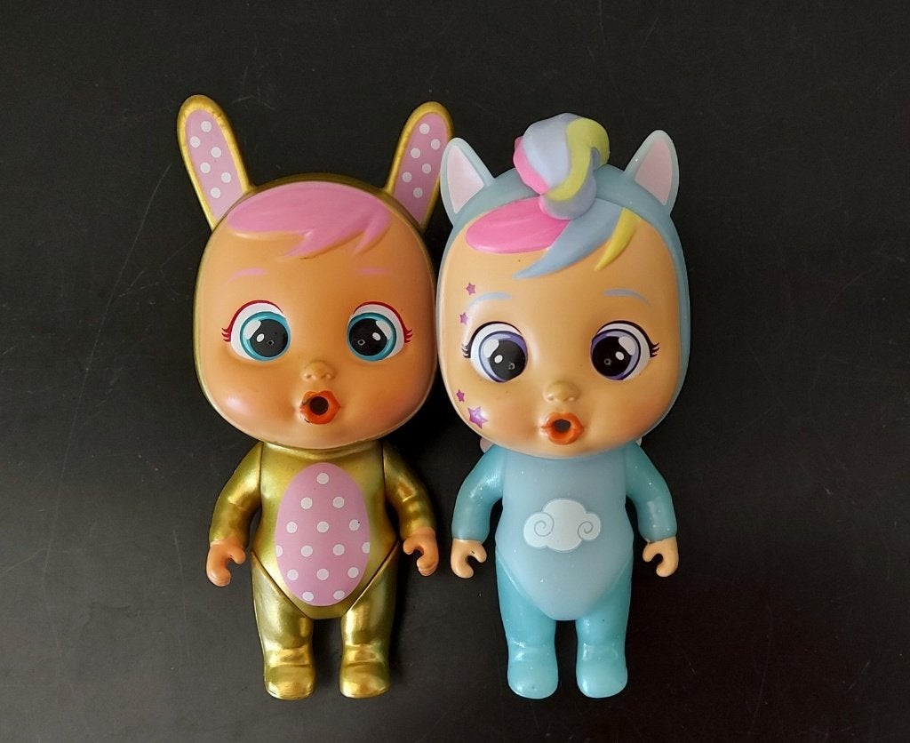 IMC Toys 2 poppetjes Cry Babies Magic Tears, Kinderen en Baby's, Speelgoed | Poppen, Ophalen of Verzenden, Gebruikt, Overige typen