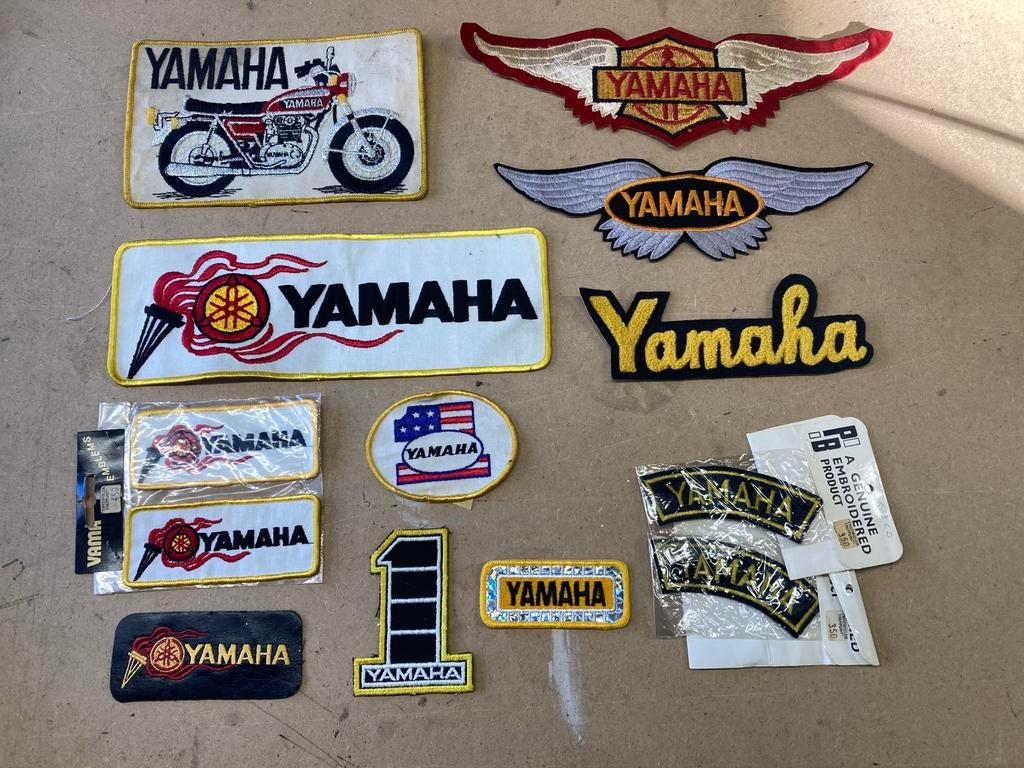 Nieuw (NOS) diversen opstrijk/opnaai patches YAMAHA, Hobby en Vrije tijd, Ophalen of Verzenden, Nieuw, Overige typen