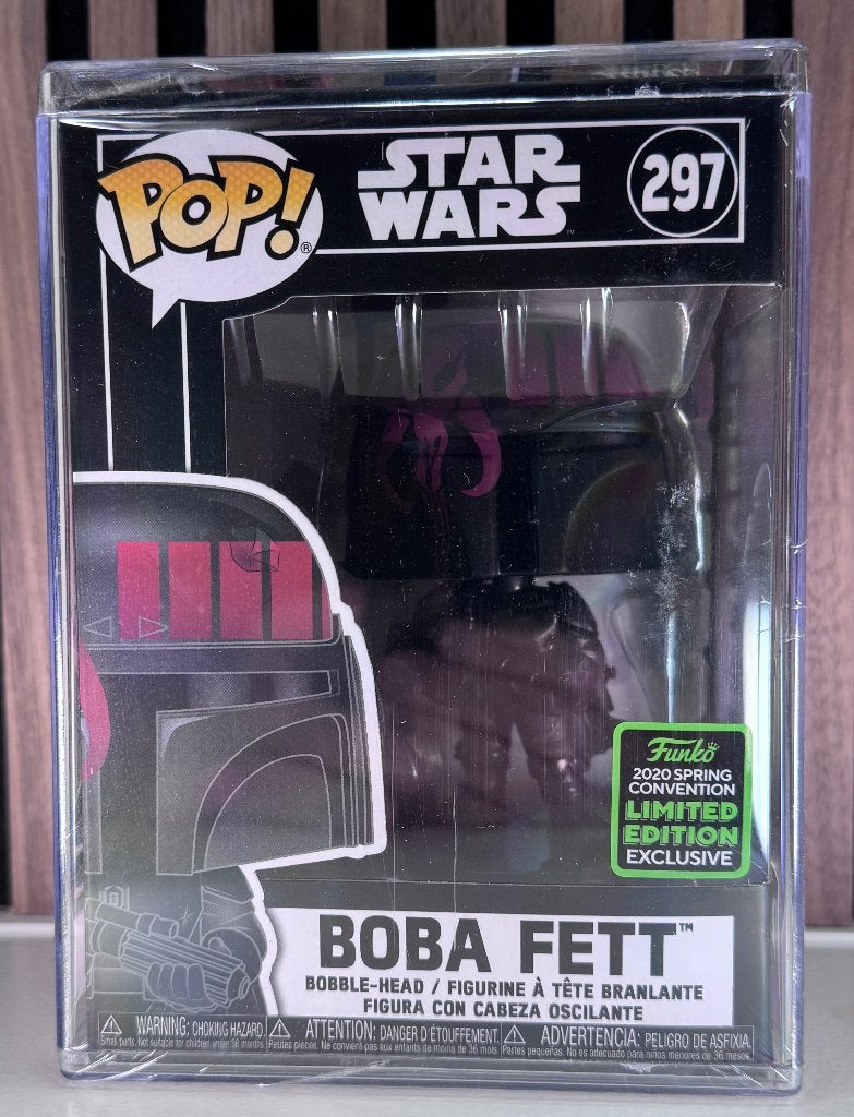 Funko Boba Fett 297 Black Edition in hardcase, Ophalen of Verzenden, Nieuw