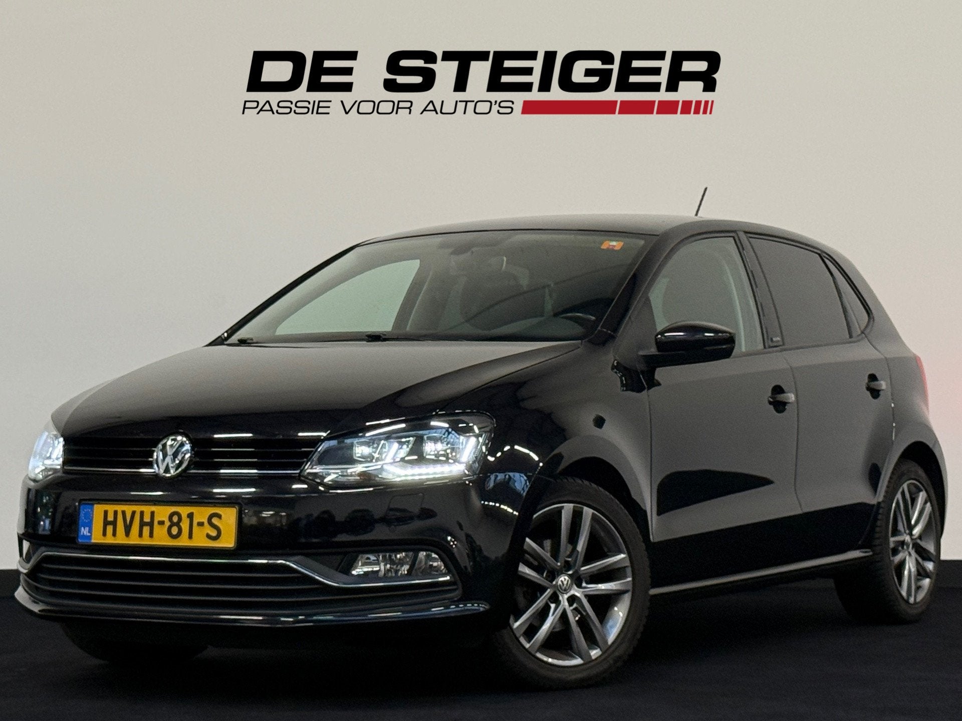 Volkswagen Polo 1.2 TSI DSG Highline Clima Stoelverwarming N, Automatische klimaatregeling, Stof, Gebruikt, Zwart